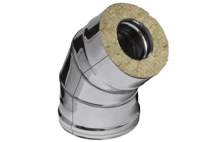 Ferrum HF сэндвич-колено 135&deg; (430/0,8мм + нерж.) Ф150х250