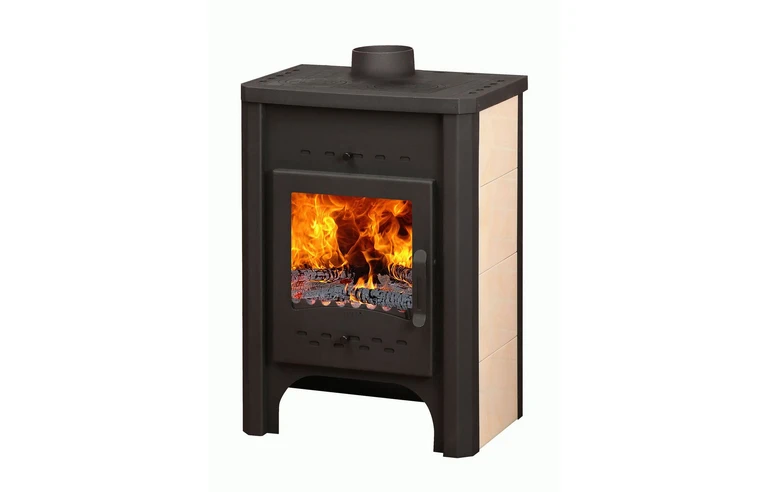 Печь-камин БАВАРИЯ с плитой и теплообменником