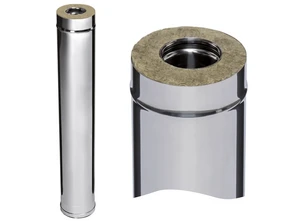 Ferrum GS сэндвич 1,0 м (430/0,5мм + нерж.) Ф100х200