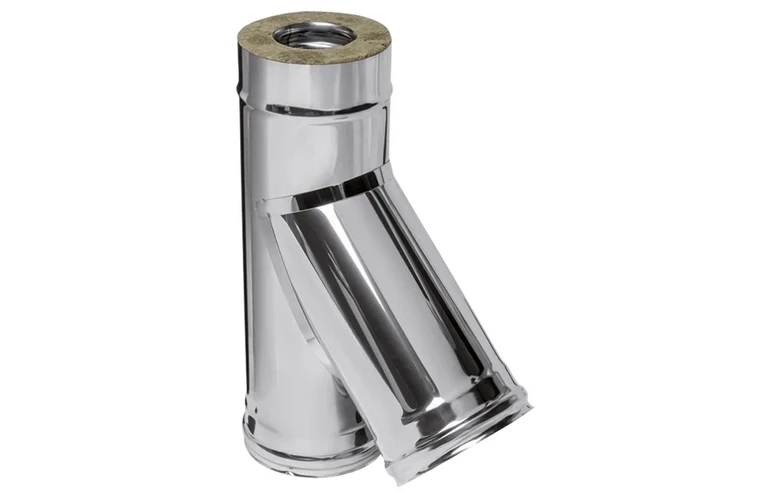 Ferrum GS сэндвич-тройник 135&deg; (430/0,5мм + нерж.) Ф100х200