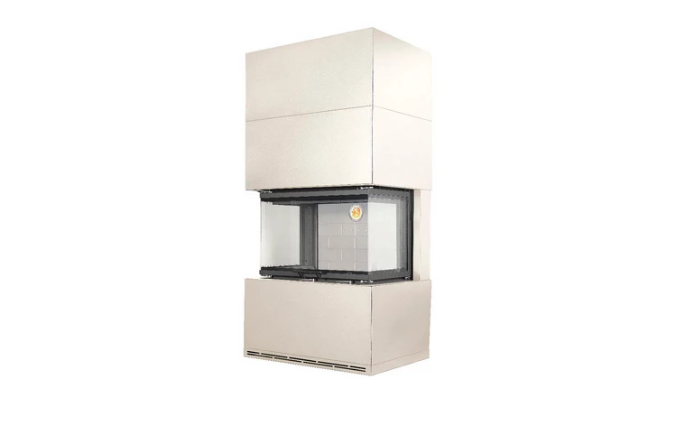 Камин РОДОС 800 СЛОНОВАЯ КОСТЬ белый шамот