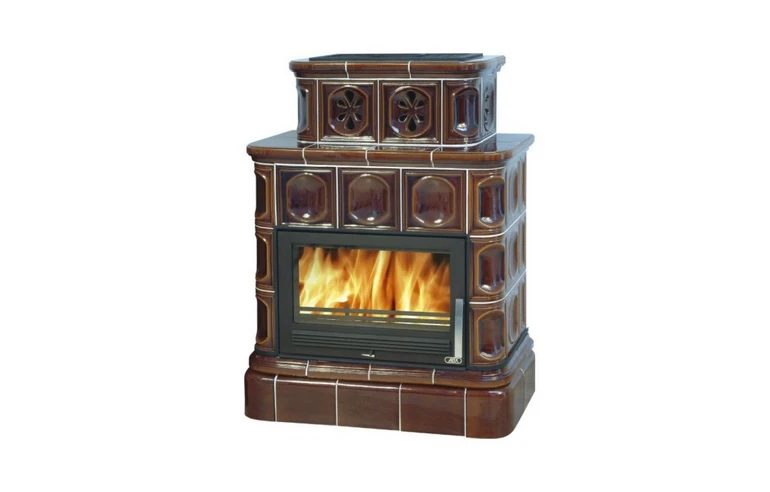 Печь-камин Karelie кафельный цоколь