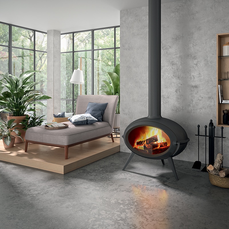 ЧУГУННАЯ ПЕЧЬ-КАМИН INVICTA BRIO - 1min