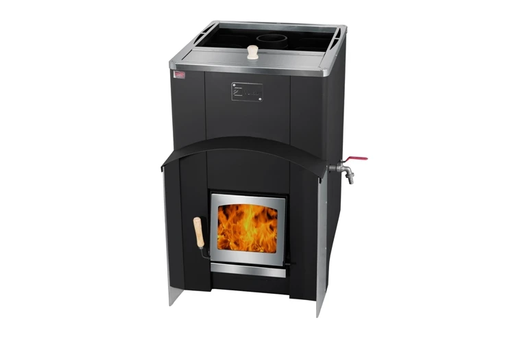 Печь для бани Вулкан  Эльбрус 26 с баком Стекло