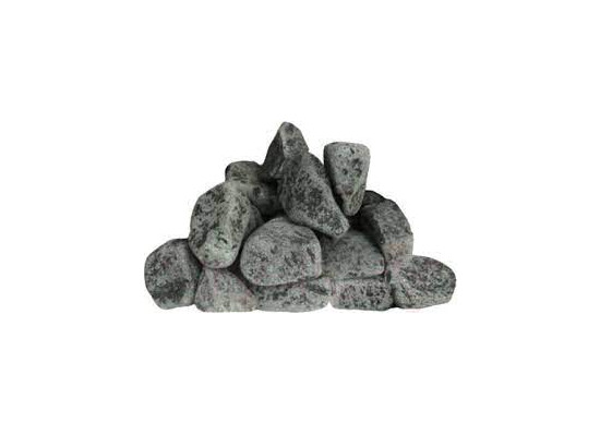 Камни для бани Пироксенит обвалованный мелкий, 10 кг