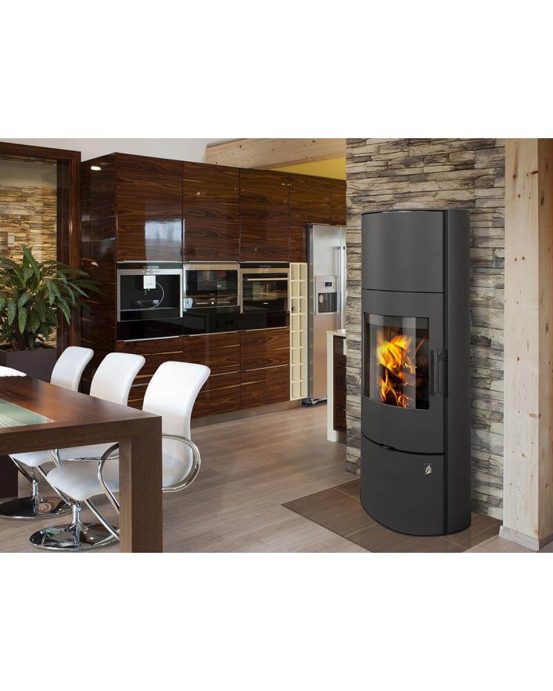 Печь-камин ROMOTOP EVORA AKUM металл - 1min