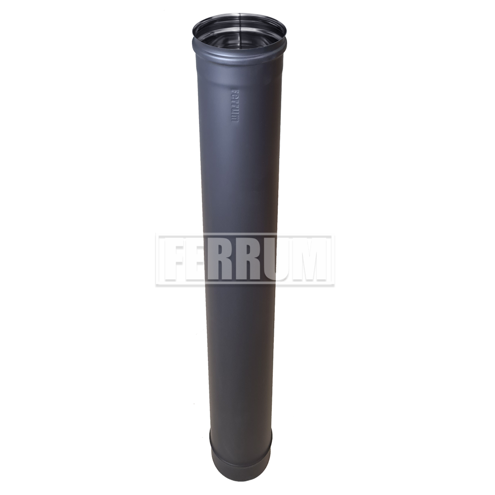 Дымоход 1м Ferrum одностенный интерьерный 115 - 0