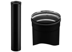 Ferrum Blackside дымоход 1,0 м (430/0,8мм/эмаль) Ф115