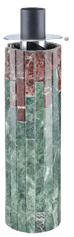 Дымоход-конвектор Ферингер "Змеевик + Россо Леванте" - 1min