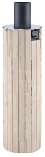 Дымоход-регистр Ферингер "Окаменевшее дерево" наборный - 0min