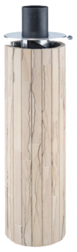 Дымоход-регистр Ферингер "Окаменевшее дерево" наборный - 1min