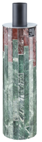 Дымоход-регистр Ферингер "Змеевик + Россо Леванте" - 0min