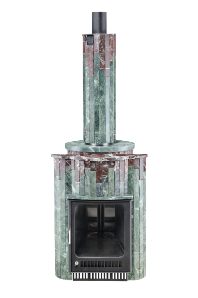 Дымоход-регистр Ферингер "Змеевик + Россо Леванте" - 3min