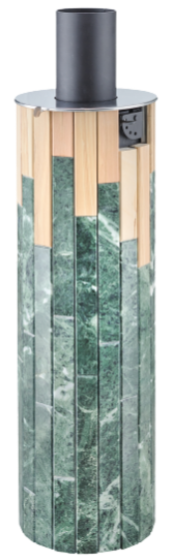 Дымоход-регистр Ферингер "Змеевик + Окаменевшее дерево" - 0min