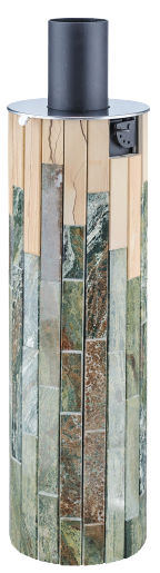 Дымоход-регистр Ферингер "Жадеит + Окаменевшее дерево" - 0min