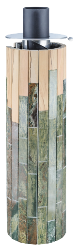 Дымоход-регистр Ферингер "Жадеит + Окаменевшее дерево" - 1min