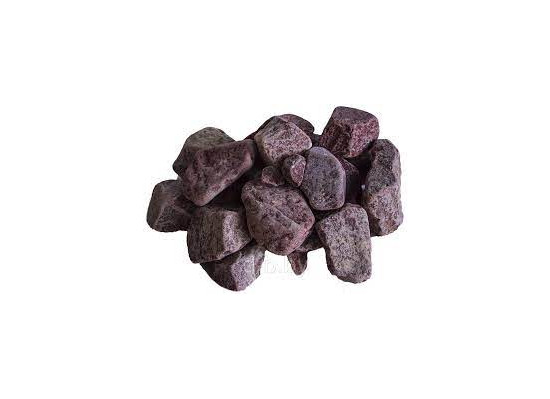 Камни для бани Малиновый кварцит мини обвалованный, 20 кг
