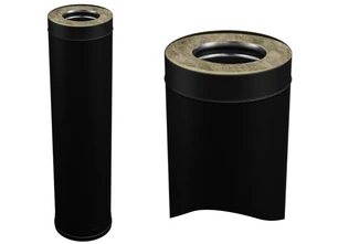 Ferrum Blackside сэндвич 1,0 м (430/0,8мм + нерж/эмаль) Ф150х210