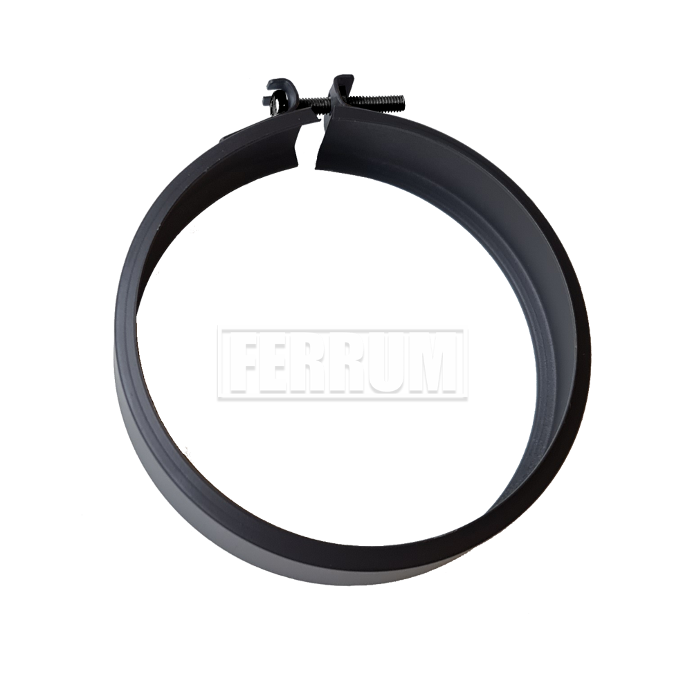 Хомут обжимной черный Ferrum 150 - 0