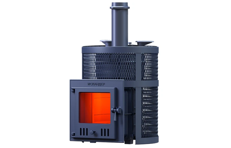Чугунная печь для бани Искандер ЗК 25 (M) Ураган