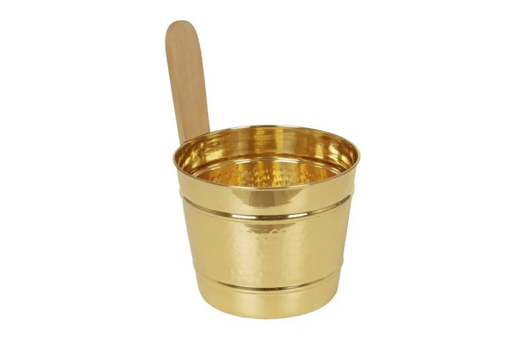 Ушат  латунь (4л) Русский пар