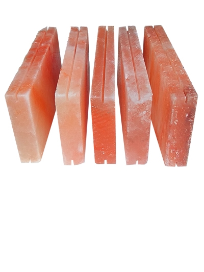 Кирпич из гималайской соли с пазом для монтажа, шлифованный 200х100х25 - 0min