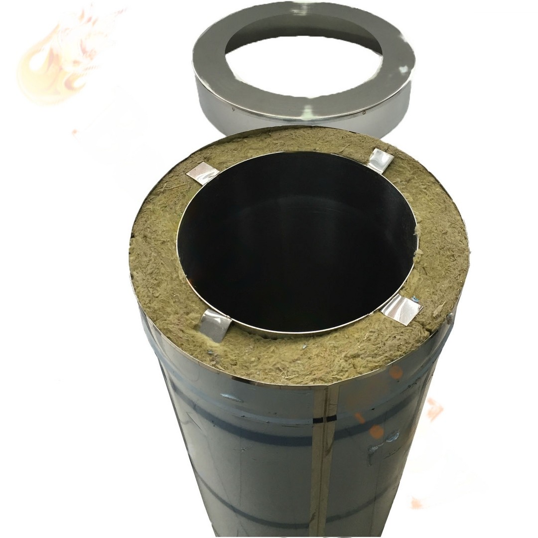 Сэндвич заглушка Феролайф (430/0,5мм) ф115 х 200 - 1min