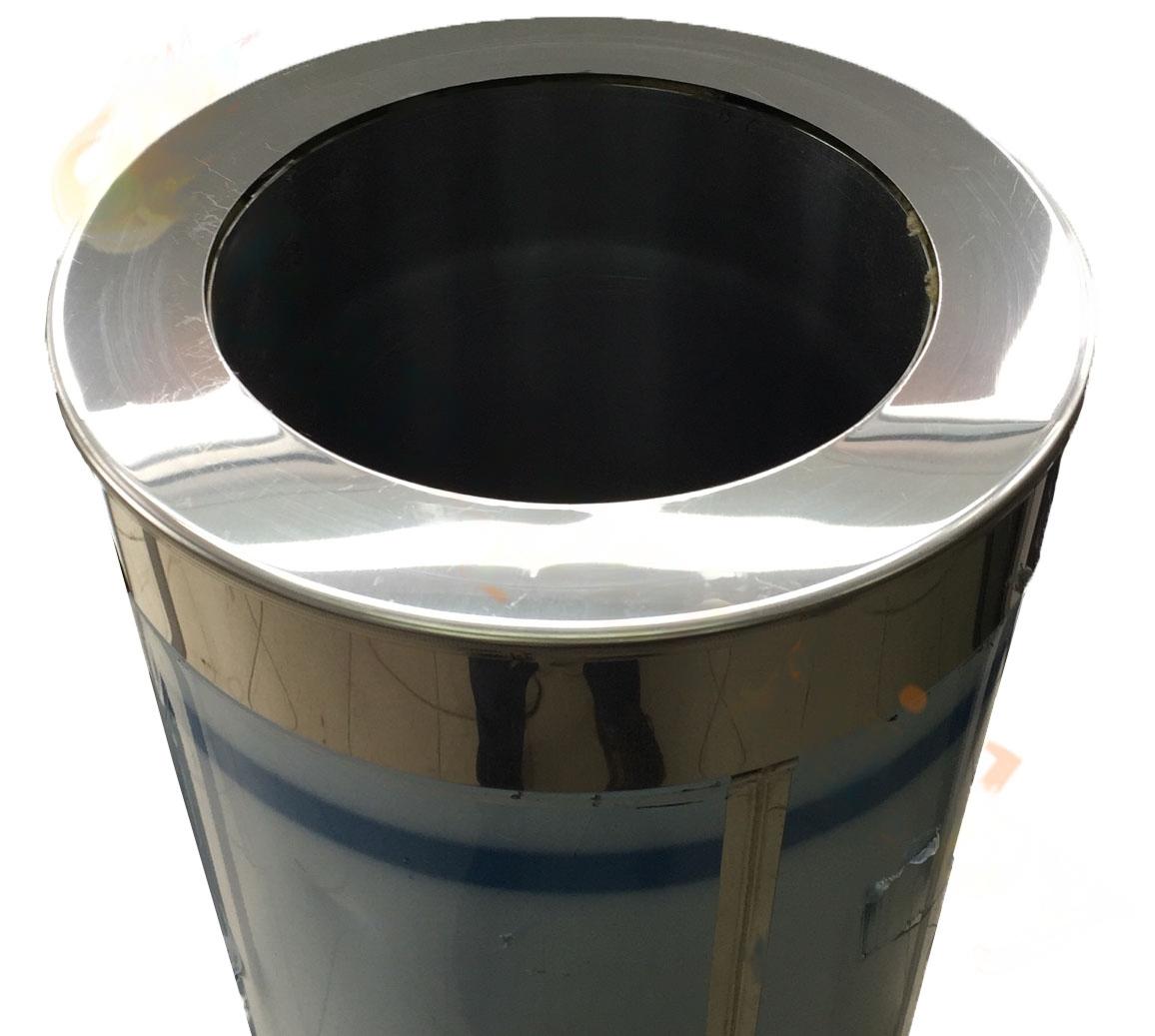 Сэндвич заглушка Феролайф (430/0,5мм) ф115 х 200 - 2min