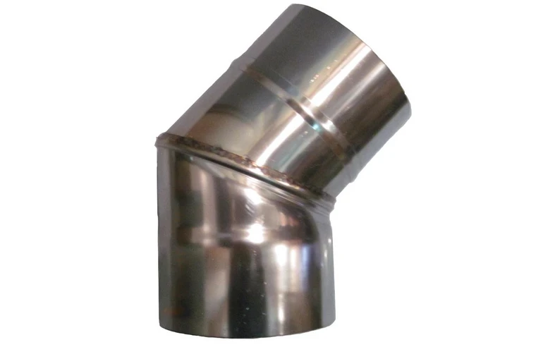 Отвод одностенный  45&deg;   Феролайф (430/1мм) ф120