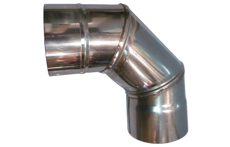 Отвод одностенный 90&deg; Феролайф (430/1мм) ф120