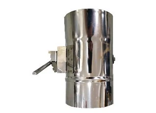 Шибер поворотный с фиксатором Феролайф (430/1мм) ф120