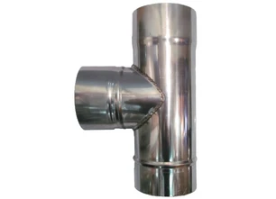 Тройник одностенный 90° Феролайф (430/1мм) ф140