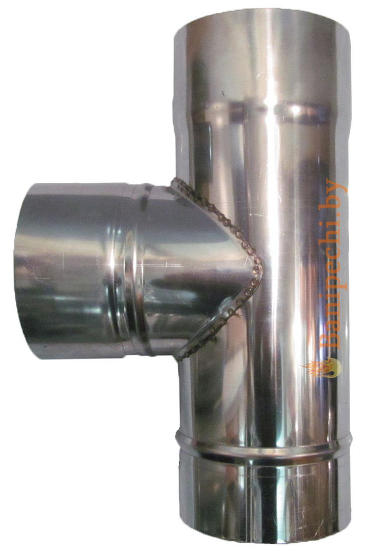 Тройник одностенный 90° Феролайф (430/1мм) ф150 - 0min