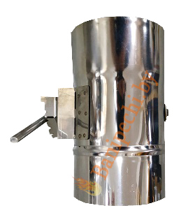 Шибер поворотный с фиксатором Феролайф (430/1мм) ф160 - 0min