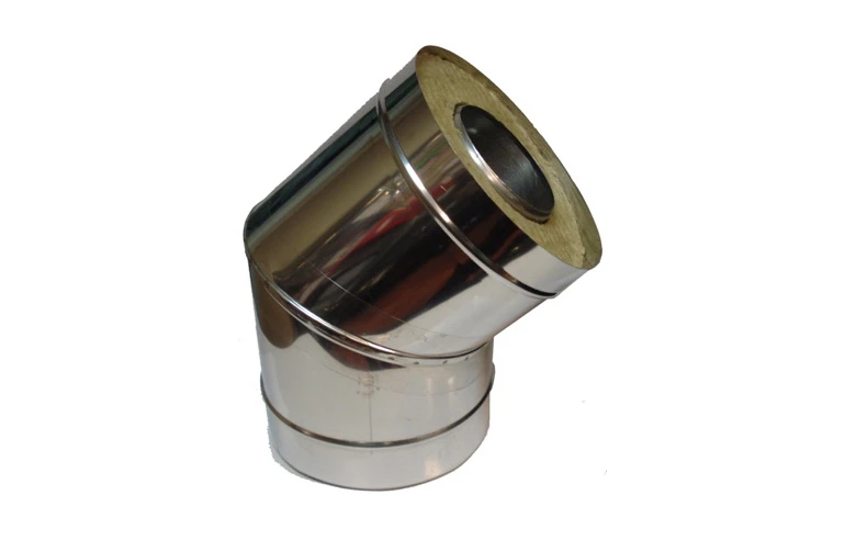 Сэндвич-отвод  45&deg; Феролайф (430/1мм) ф200 х 300