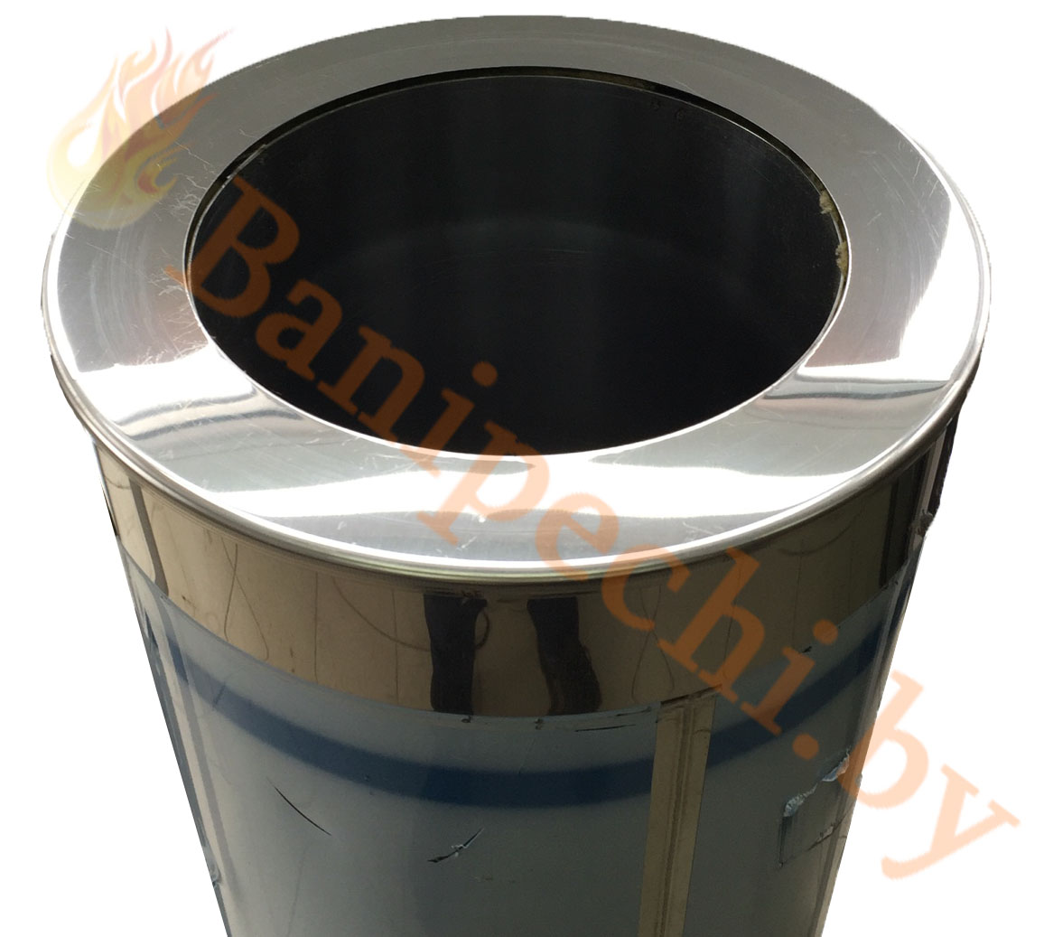 Сэндвич заглушка Феролайф (430/0,5мм) ф130 х 200 - 1min