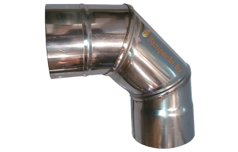 Отвод одностенный 90&deg; Феролайф (430/0,5мм) ф200