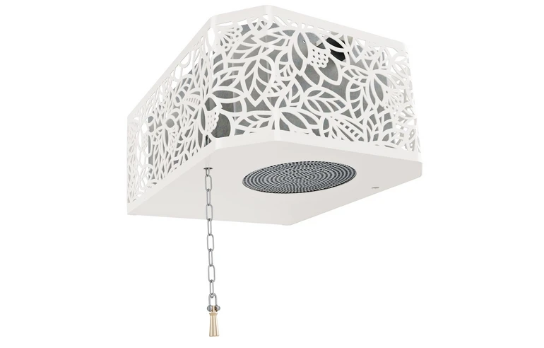 Обливное устройство ИзиСтим Каскад 30 в кожухе сетке Хохлома белый