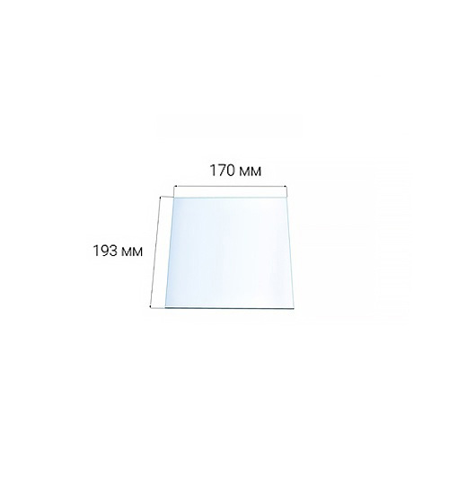 Стекло огнеупорное Robax Везувий ДТ-3С (0,190х0,170) - 1min