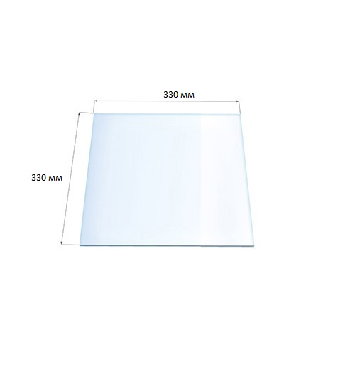 Стекло огнеупорное Robax МЕТА-БЕЛ Енисей (0,330х0,330) - 1min