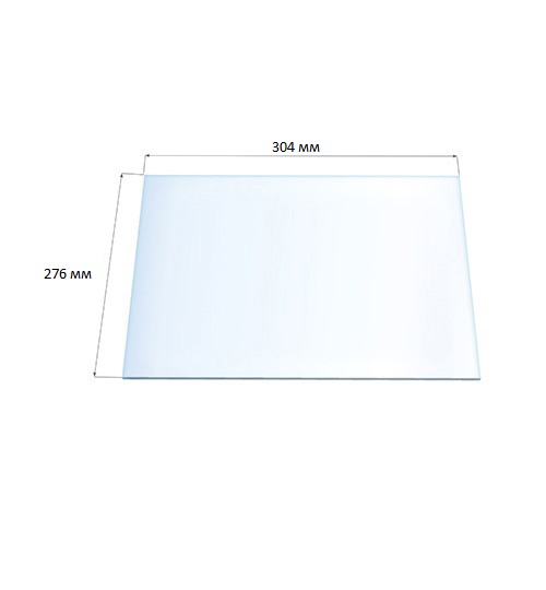 Стекло огнеупорное Robax МЕТА-БЕЛ ПБМ (0,304х0,276) - 1min