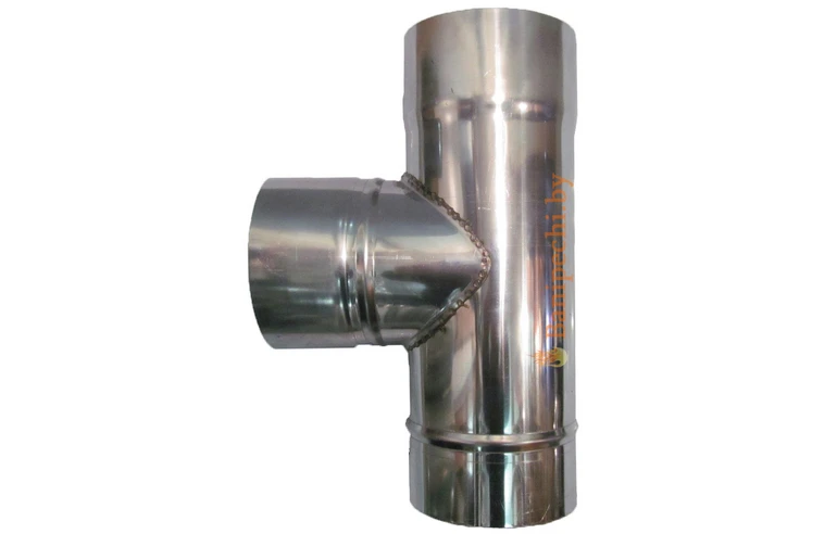 Тройник одностенный 90&deg; Феролайф (304/1мм) ф250