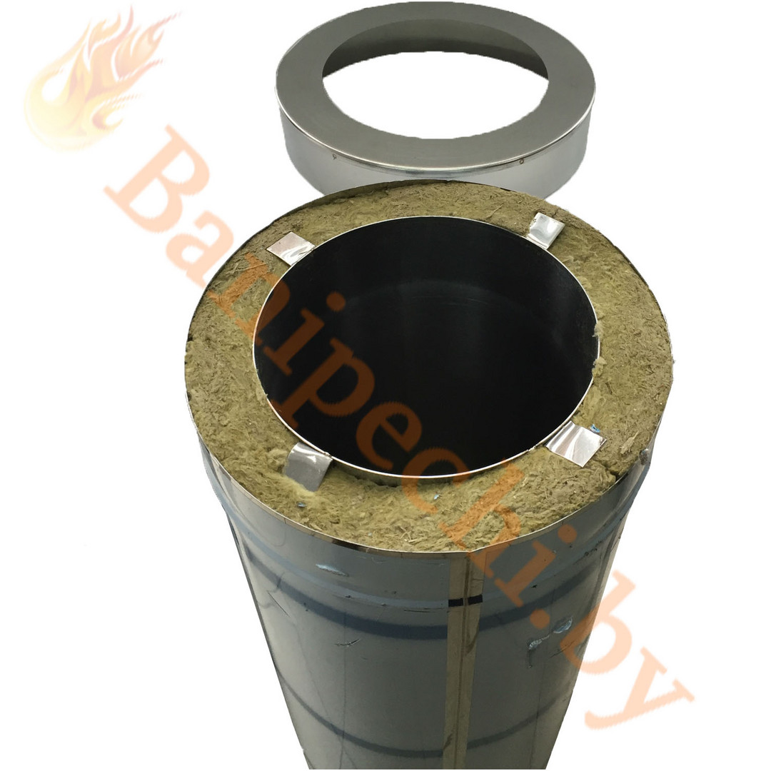 Сэндвич заглушка Феролайф (304/0,5мм) ф250 х 350 - 2min