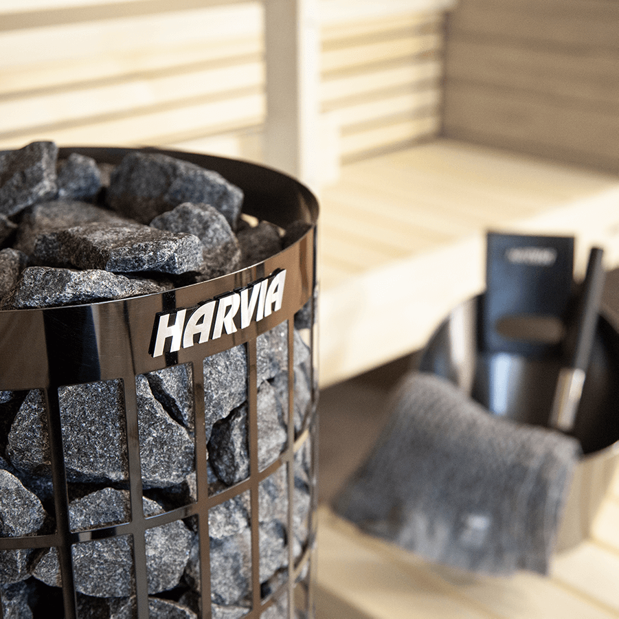 Печь для бани Harvia Cilindro PC90 black - 3min