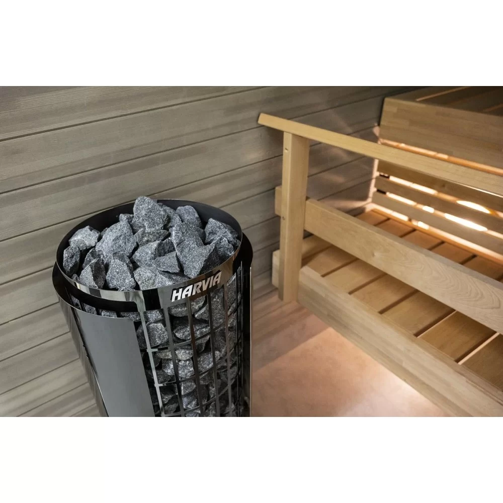 Печь для бани Harvia Cilindro PC90E black - 6min