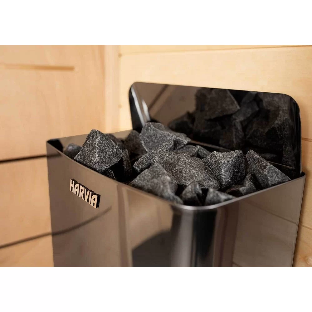 Печь для бани Harvia The Wall SW60 Black Steel - 1min