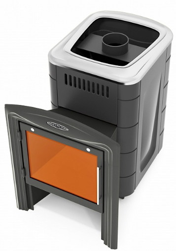 Печь для бани Термофор Компакт 2017 Inox Витра антрацит - 0min