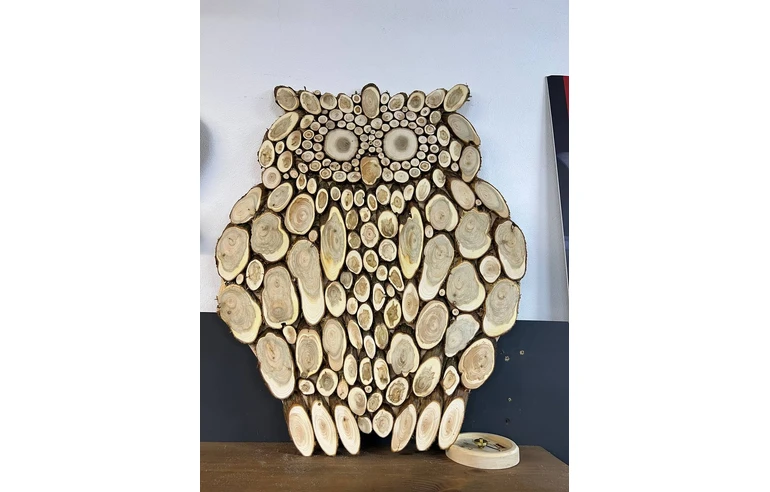 ПАННО ИЗ МОЖЖЕВЕЛЬНИКА СОВА