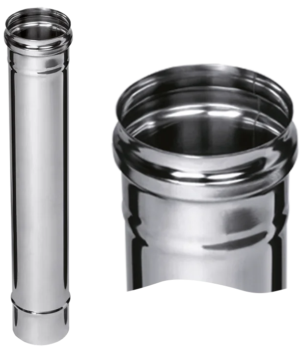 Ferrum Austenite HF дымоход 0,5 м (304/0,8мм) Ф115 - 0min