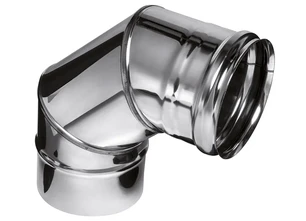 Ferrum Austenite HF колено угол 90° (304/0,8мм) Ф115